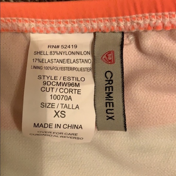 9. Daniel Cremieux Striped Tankini Top and Matching Bottom - Picture 15 of 16